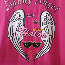 Vintage 90s Johnny Anel And The Halos Concert Tshirt Size XL 