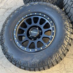 18x9 8x180 METHOD Wheels Chevy Silverado 2500 Rims 3500 GMC Sierra Tire
