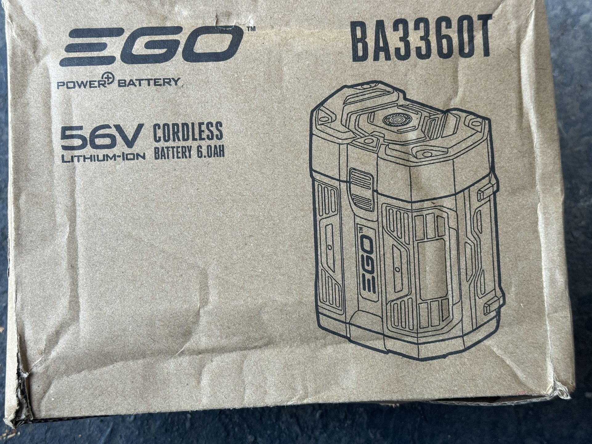 EGO 56-Volt 6 Ah Lithium Ion (li-ion) Battery