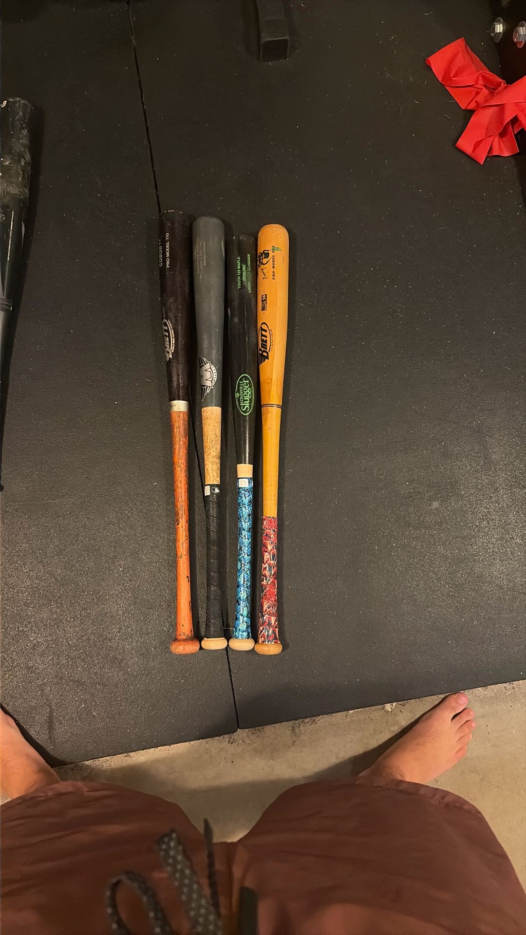 Collection Of Wood Bats