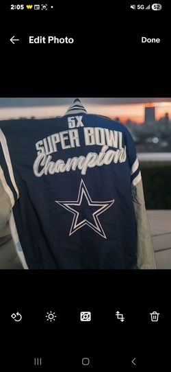 Dallas Cowboys 5X Super Bowl Champions Jacket xl