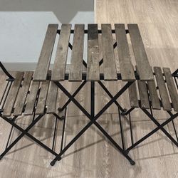 Outdoors Chairs And Table 