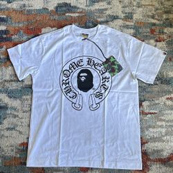 White Chrome X Bape Tee