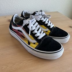 Vans Old Skool Sk8 Low Flames Shoes
