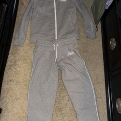 BALLY TRACKSUIT JOGGERS AND JACKET GREY NEW 