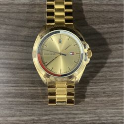 Gold Plated Tommy Hilfiger Watch