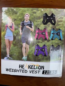 Henkelion 12 pound weight vest gray