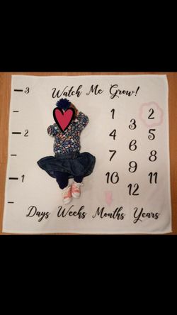 Watch Me Grow Photo Blanket