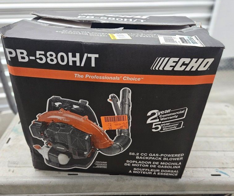 New ECHO PB-580H/T leaf blower