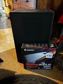 PC Computer Case with Motherboard