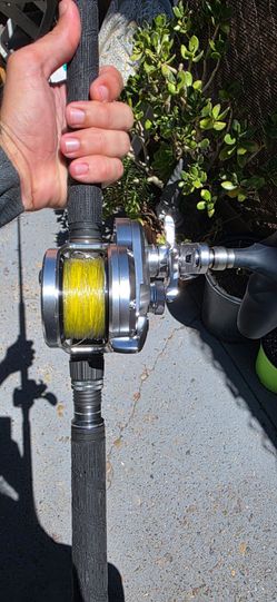Shimano reel with phenix rod
