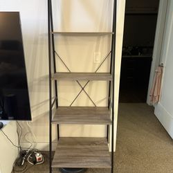Angled Ladder Shelf