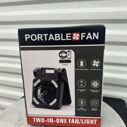 Portable Fan/light