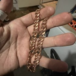 Handmade Copper Cuban Link 🔗 Bracelet ✨