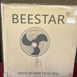 BEESTAR 18 inch High Velocity Wall Mount Fan Oscillating,Industrial Fan with ...