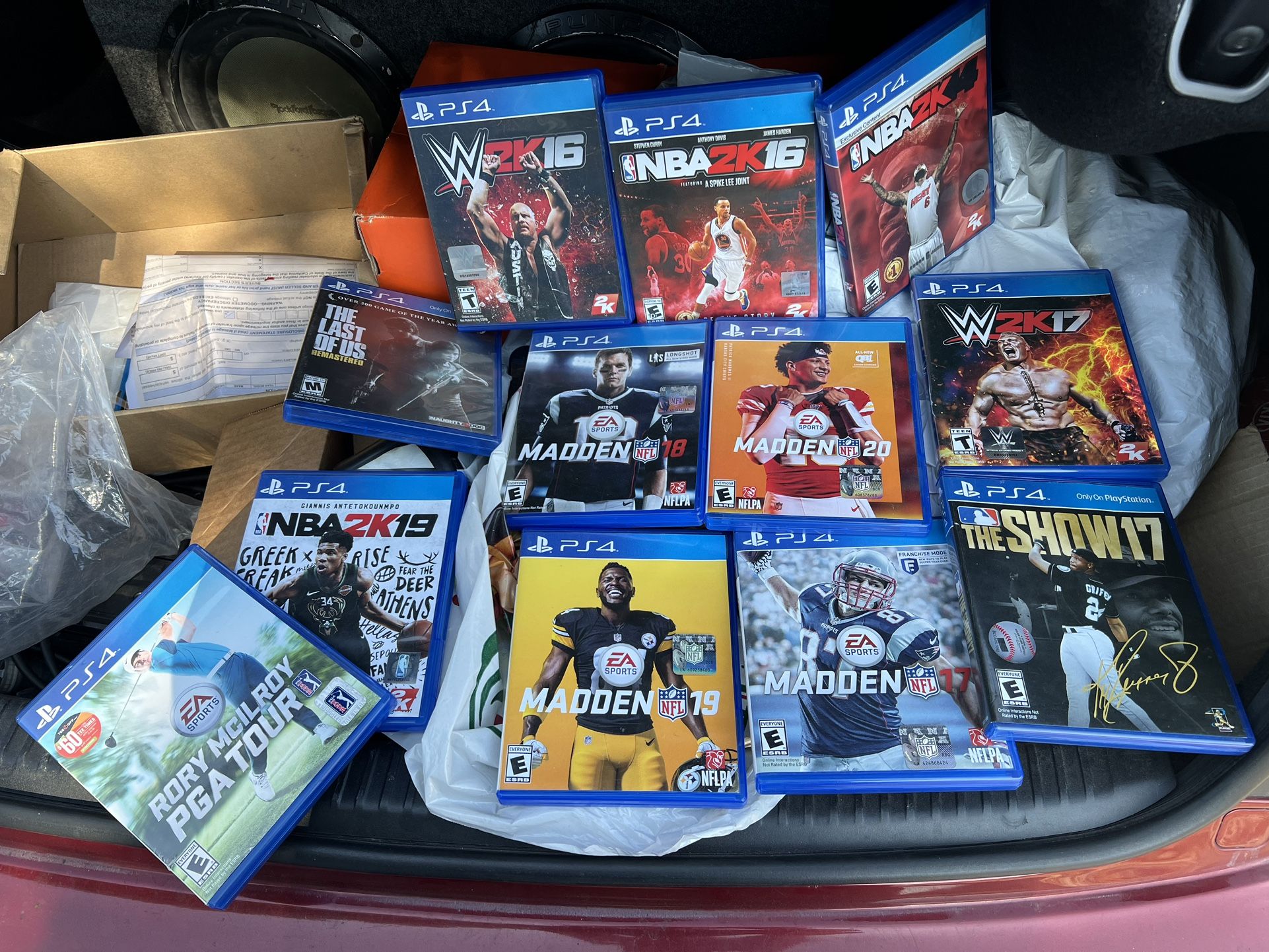 PS4 Game Lot Used
