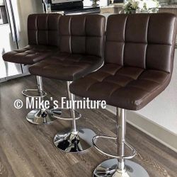 New Adjustable Bar Stools, barstools, barstool, bar stool, Sillas, Dining Chairs, chair, chairs, cadeiras (4 colors Red, Black, White, Gray)