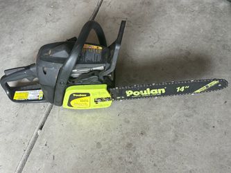 Poulan 14 inch chainsaw