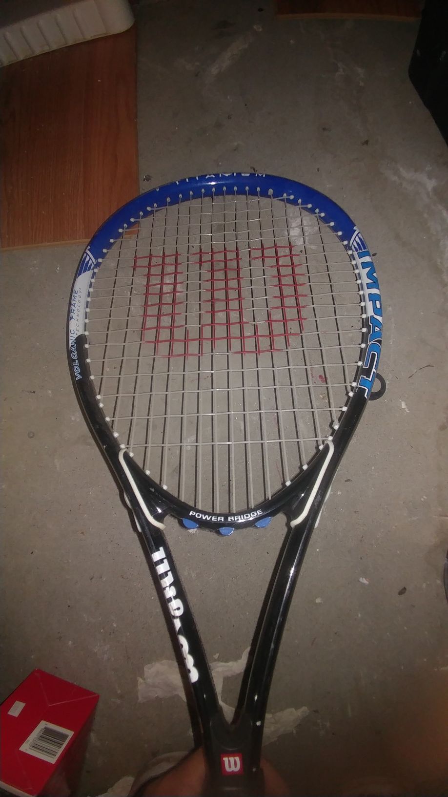 Wilson impact tennis racket new shape