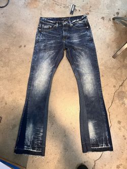 Gallery Dept style flared jeans Stacked Jeans Ksubi Jeans Purple Jeans Awful Lot Of Cough Syrup