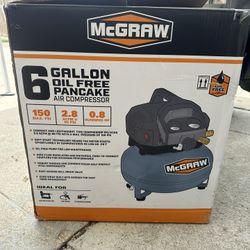 McGraw 6gallon Pancake Air Compressor 