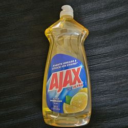 $2 Each (3 Available) Ajax Ultra Dish Soap Lemon Scent Super Degreaser 28oz