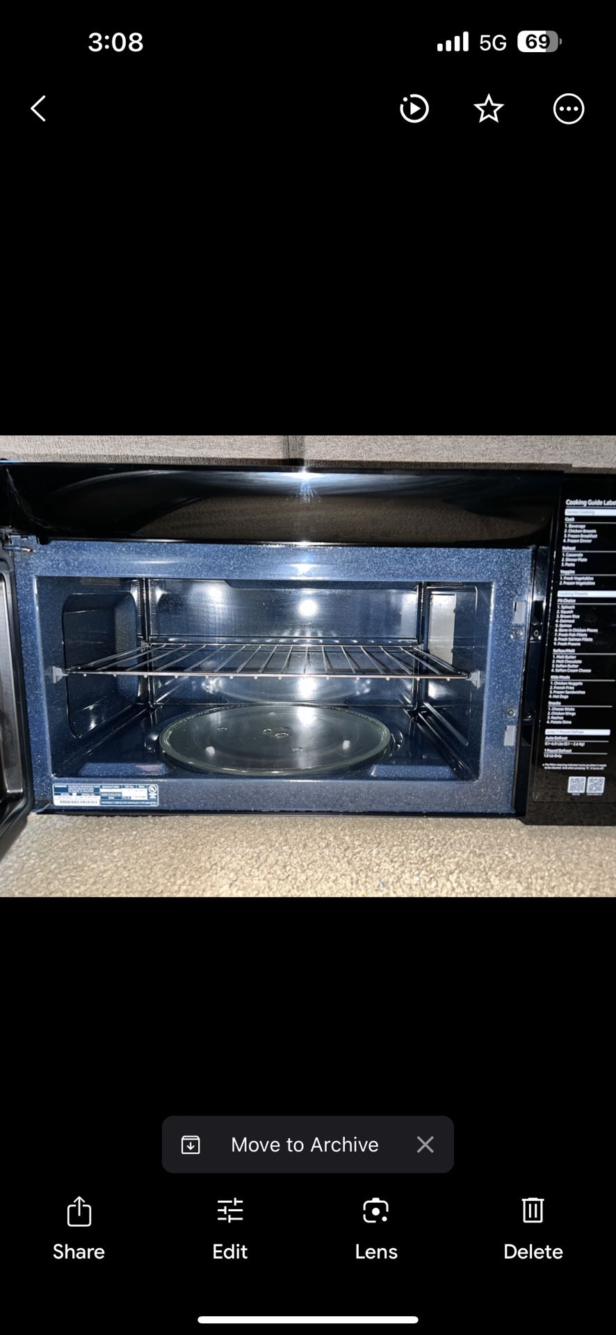 Samsung microwave