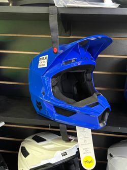 FOX Motocross Dirt Bike Helmet Blue Large MIPS - New