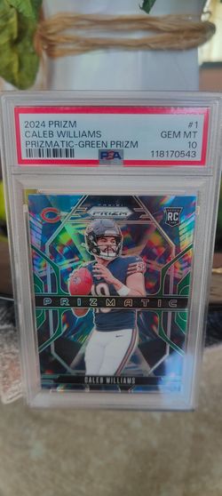 Caleb Williams PSA Gem MT 10 RC card