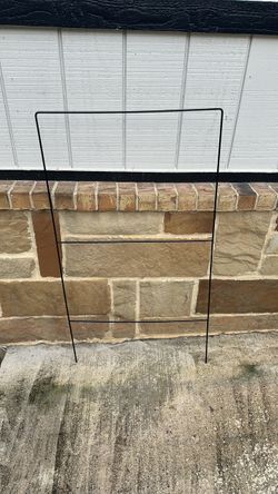 Commercial advertising metal frame