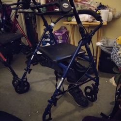 Drive Black Rollator With Pouch. Gently Used. Local Pickup