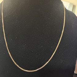 Rose Gold Necklace 14k 