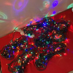 *$25 for ALL 6 SETS of 50* Multi-Color LED Christmas Lights