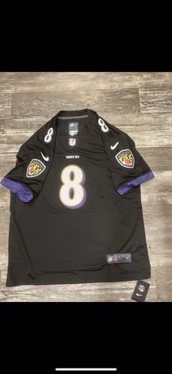 Lamar Jackson (all Sizes) black Baltimore Ravens football Jersey