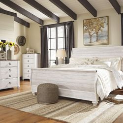 Willowton King Sleigh Bedroom Set 