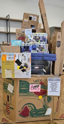 Liquidation Pallet Lot Assorted Goods