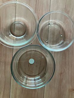 Glass bowl 3 pc
