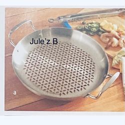 Bandeja Perforada Para BBQ Nueva En Su Caja 