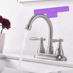Centerset Bathroom Faucet (Part number: SLYT010L）