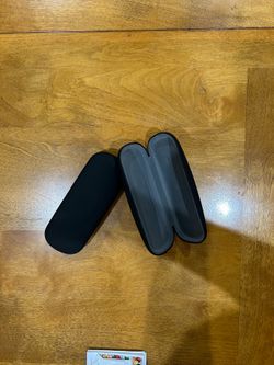 2 Black Cases for Glasses