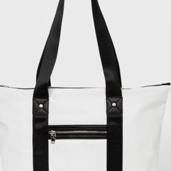 JOYLAB white and black tote bag 