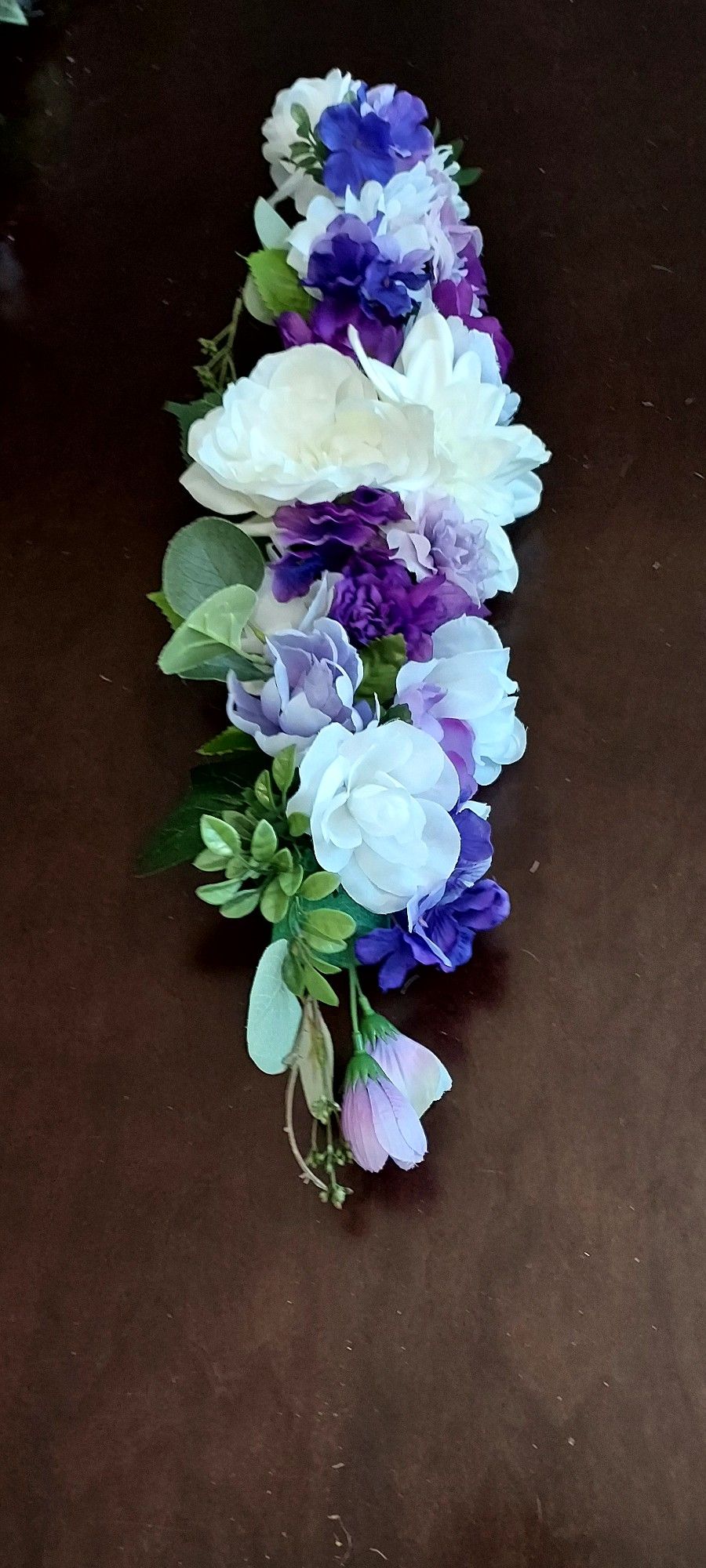 .ew Weddimg Backdrop Swag Purples