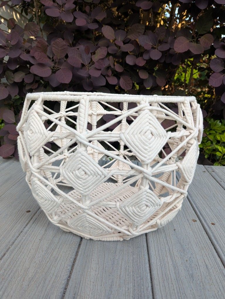 Macrame Basket - Cream - Opalhouse