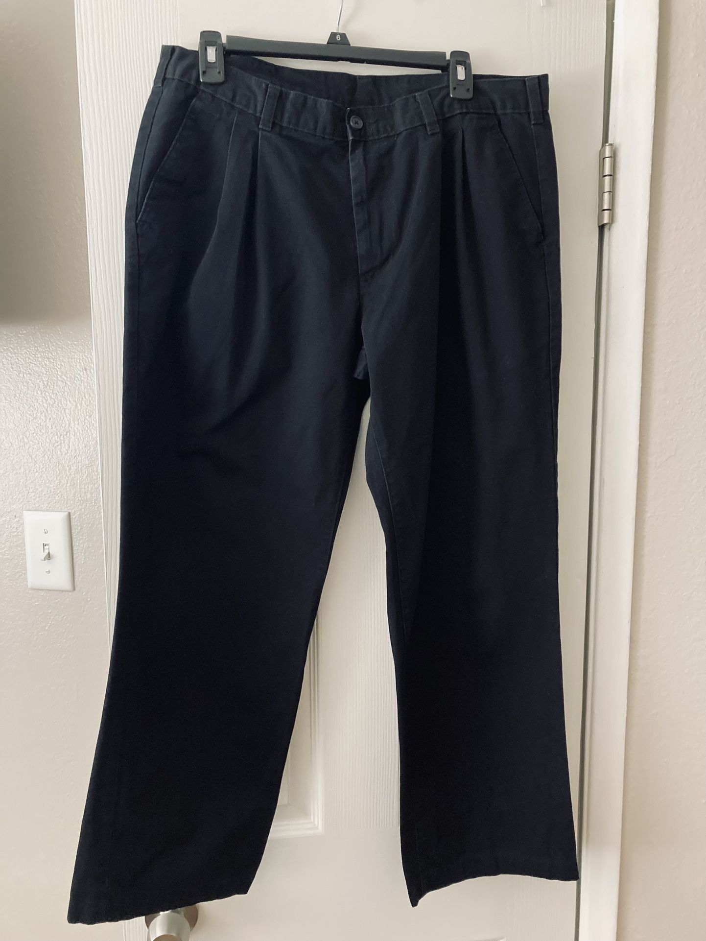 Men’s Khaki Pants Black 36X30
