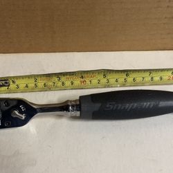 Snap-on Tools FHD100 Hard Grip 3/8 Lower Profile Cynergy Ratchet Titanium Grey 