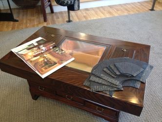 Japanese Hibachi coffee table chinoiserie