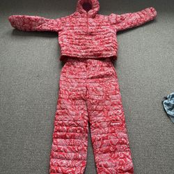 Supreme Micro Down Half Zip Hooded Pullover (FW22) & Pants