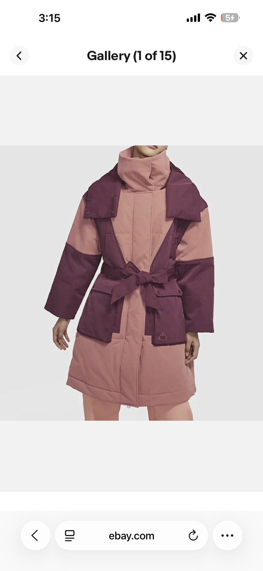 Nike 2-in-1 Air Jordan 23 Engineered Women's Heavy Weightee Parka Coat Jacket