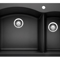 Blanco Under Or Top Mount Sink Black