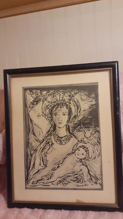 Signed Print By The Late Muhs: 9"×11"